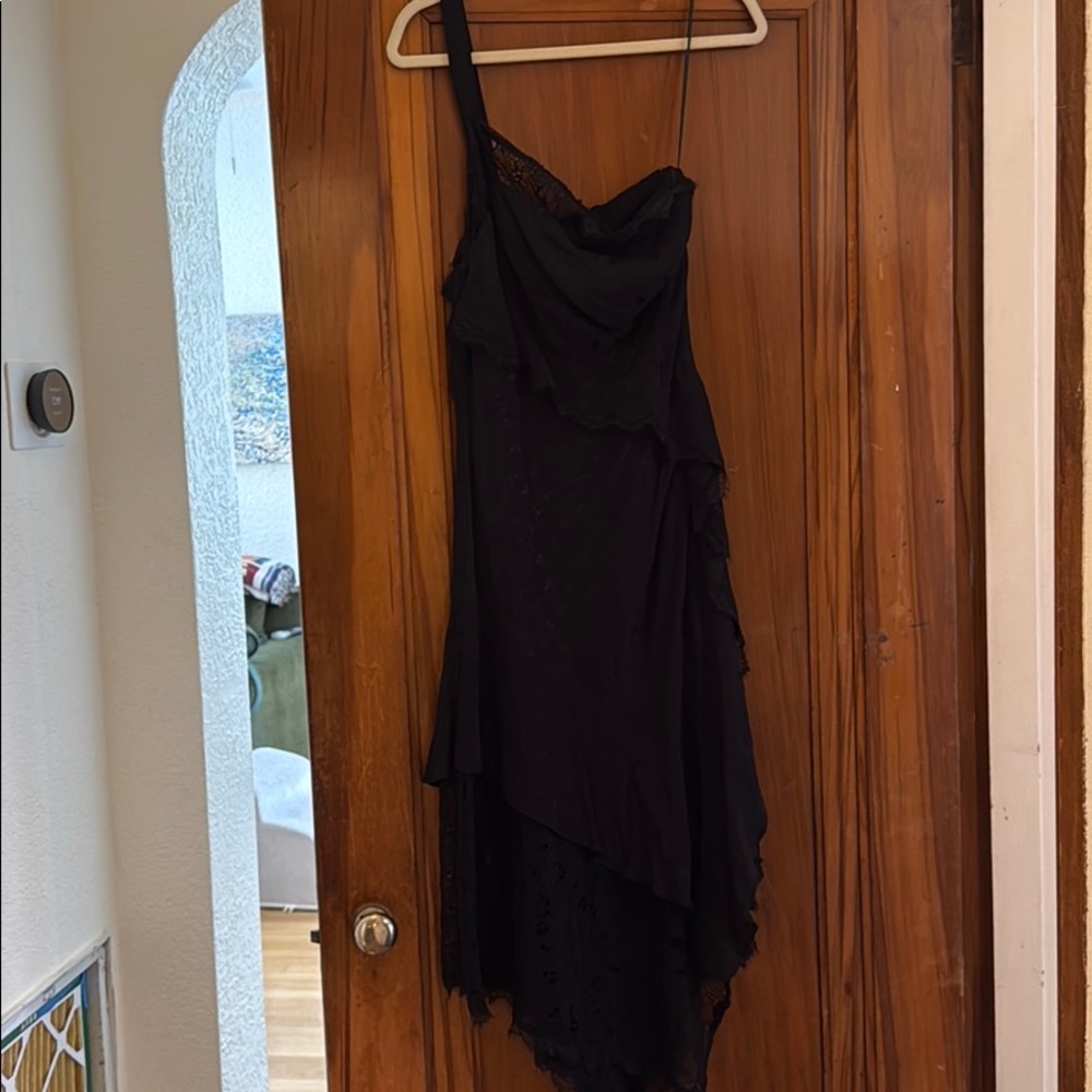 Anthropologie one shoulder dress